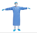 Ultrasonic SMMS non woven surgical gown sterile anti- blood protective gown for hospital