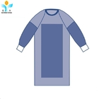 Eco friendly Reinforced Surgical Gown Ultrosonic Welding Individual Package Anti Bacterial Sterlization Style