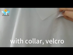 25-50 gsm Wegwerpwit jas Wit kleur PP SMS Niet-geweven stof