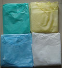 115*137cm Disposable Protective Wear , 35gsm Cuff Disposable Gown For Hospital